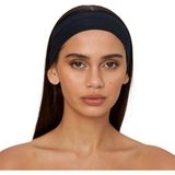 Salvia Dione Spor Saç Bantları - Elastik Kaymaz İnce Saç Ter Kafa Bandı Bandana, Kadın & Erkek Koşu Fitness Yoga Pilates Makyaj Yüz Yıkama Atletik Egzersiz Saç Bandı Siyah - Standart