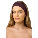 SALVIA DIONE Spor Saç Bantları - Elastik Kaymaz İnce Saç Ter Kafa Bandı Bandana, Kadın & Erkek Koşu Fitness Yoga Pilates Makyaj Yüz Yıkama Atletik Egzersiz Saç Bandı (Vişne Çürüğü Melanj)