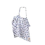 Salvia Dione%100 Pamuk Çift Kat Müslin Emzirme Önlüğü 97 X 69 Askılı & Mavi Patiska 97 x 79