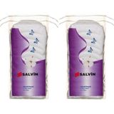 Salvin 50 gr Hidrofil Pamuk 2 Adet Yumuşak Özellikli Makyaj Temizleme Mendilleri