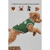 Salya Store Köpek Kıyafeti, Boston Köpek Forma, Kedi Köpek Elbisesi - Yeşil - 7XL