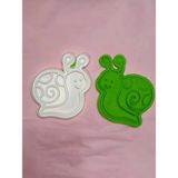 Salyangoz Kurabiye Kalıbı – 8 cm | Sevimli Hayvan Figürlü Cookie Cutter | Plastik Pla