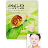 Salyangoz Salgısı Özü Içeren Nemlendirici 3D Yaprak Maske Snail 3D Sheet Mask - Option-1