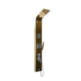 Sam Banyo Camel Gold Duş Paneli ,Paslanmaz Gold Dikey Duş, Masajlı Duş