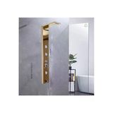 Sam Banyo Fırat Gold Duş Paneli ,Duş Kolonu, Robot Duş, Duş, Gold Rengi Dikey Jakuzi