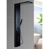 Sam Banyo Niagara Duş Paneli Black Style Siyah