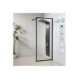 Sam Banyo Sam Hazar Siyah Anti Finger Duş Paneli, Masajlı Duş(El İzi Kalmaz)