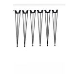Şam group Sehpa Ayağı Kütük Sehpa Ahşap Tv Ünitesi Konsol Zigon Orta Yan Sehpa Metal 50cm/6adt