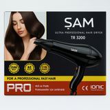 SAM Şam Tr 3200 Ultra Professional Saç Kurutma Makinesi – 2500W, Ac Motor, Iyonik Teknoloji