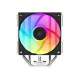 SAMA A40L, Black, 1x120mm ARGB Fan, Kule Tipi Hava Soğutma, 4 adet Gelişmiş Kompozit Isı Borusu,