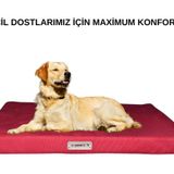SAMARCO KIRMIZI KEDİ-KÖPEK-YATAK-MİNDER-MAT-KULÜBE-KÜÇÜK-ORTA-BÜYÜK IRK (Medium)