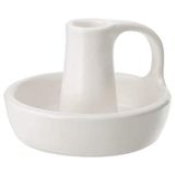 Şamdan, beyaz, 8 cm, seramik