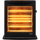 Şamdan Termostatlı Quartz Soba Siyah