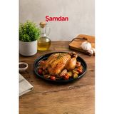 Şamdan Yuvarlak Fırın Tepsisi 41 cm