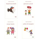 Samed Behrengi 4 Kitap Takım -(Küçük Kara Balık&pancarcı Çocuk&yıldız Ile Kargalar &sevgi Masalı )