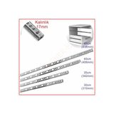 SAMET 17mm 30cm Teleskopik Ray Çekmece Kızağı Çekmece Rayı (17X310)