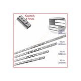 SAMET 17mm 40cm Teleskopik Ray Çekmece Kızağı Çekmece Rayı (17X406)