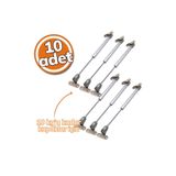 SAMET Gazlı Piston 100 Newton Gri 10'lu Set