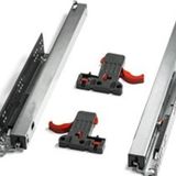 SAMET PUSH OPEN 45 CM TAM ÇİFT AÇILIM ÇEKMECE RAYI MANDAL DAHİL