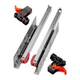SAMET Ultimate 35 Cm Ray Tek Açılım Frenli Çekmece Rayı Mandal