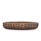 Samhita Mango ağacından dekoratif kase, ev dekorasyonu, ev dekorasyonu, masa süsü, çiftlik evi, kır evi, restoran, kafe (35,6 x 15,2 x 5,8 cm)