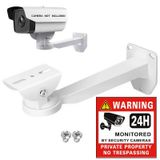 SamIdea CCTV Güvenlik Kamerası Duvara Montaj Braketi Adaptörü, PTZ Kamera ve Dome Gözetleme Kamerası için Evrensel Duvar Tavan Montaj Braketleri (Alüminyum Alaşımlı Duvar Montajı)
