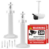 SamIdea Güvenlik Kamerası Montaj Braketi, Duvar Tavan Montajları Stand Tutucu Braketi PTZ Kablosuz Arlo Pro IP Kamera CCTV Gözetim Kamerası için Ayarlanabilir (1299 Şap Alaşımlı 20.5cm/7.87" Montaj)