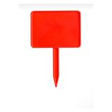 SAMİLA ACCESSORY 10'lu Saplamalı Küçük Boy Manav Bakliyat Etiketliği (turuncu Renk ) 11x8 Cm Ebat