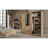Samira Modern Genç Odası Takımı Meşe - 5 Parçalı Ve Tamamı 1. Kal