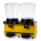 Samixir Sarı 22+22 lt Panaromik Analog Fıskiyeli ve Karıştırıcılı Twin Soğuk İçecek Dispenseri