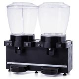 Samixir Siyah 22+22 lt Panaromik Analog Fıskiyeli ve Karıştırıcılı Twin Soğuk İçecek Dispenseri