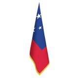 Samoa Bayrağı - Ofis-Makam-Toplantı Odaları - Saçaklı Makam Bayrağı