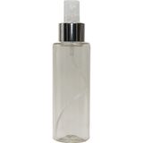 Sampex 1 Adet 100 ml Gümüş Renk Spreyli Boş Pet Şişe