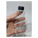 Sampex 100 Cc Düz Model Pet Şişe - Beyaz cola tipi siyah Kapaklı - 100 Ml Boş Pet Şişe (20 Adet)