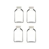 Sampex 4 Adet Cam Kavanoz Oda Kokusu Şişesi Küçük Vazo Kapaklı 4x50ml