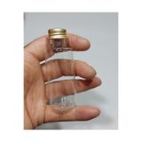 Sampex 50 Adet Boş Şişe Tıpalı Gold Kapaklı Kolonya Şişesi Doldurulabilir Cep Plastik Parfüm Şişesi 50 Ml 8697431754365