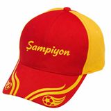 Şampiyon Taraftar 6-12 Yaş çocuk Garson Beden Kep Şapka (kırmızı2)