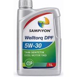 Şampiyon Welltorq Dpf 5W-30 Tam Sentetik Dizel Motor Yağı 1 Lt