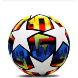 Şampiyonlar Ligi Özel Tasarımı Futbol Topu Maç Topu Halı Saha Çim Saha Top Top 5 Numara - Renkli