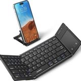 Samsers Dokunmatik Yüzeyli Katlanabilir Bluetooth Klavye Black
