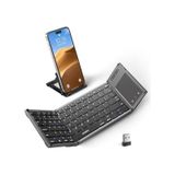 Samsers Dokunmatik Yüzeyli Katlanabilir Bluetooth Klavye Dark Gray
