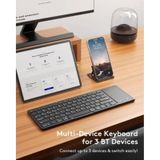 Samsers Touchpadli Katlanabilir Bluetooth Klavye Refined Black