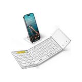 Samsers Touchpadli Katlanabilir Bluetooth Klavye Vibrant Silver