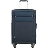 Samsonite Citybeat - Spinner M, Genişletilebilir Çanta, 66 Cm, 67/73 L, Mavi (Lacivert) - Siyah