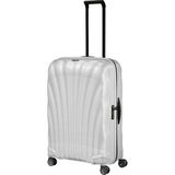 Samsonite Gri C-Lite - Spinner 4 Tekerlekli 75 cm Büyük Boy Valiz - Beyaz