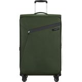 Samsonite Haki Çekçekli Kumaş Valiz Lıtebeam-Spınner 77/28 Exp