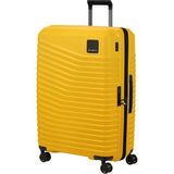 Samsonite Intuo - Büyük Sert Kabuk Valiz (75 Cm), Genişletilebilir, 4 Tekerlekli Seyahat Valizi, Hafif, Tsa Kilitli, 105/115 L, Sarı (Narenciye) - Siyah
