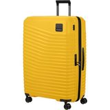 Samsonite Intuo - Ekstra Büyük Sert Kabuk Valiz (81 Cm) - 4 Tekerlekli Genişletilebilir Seyahat Valizi, Hafif, Tsa Kilitli, 132/144 L, Sarı (Narenciye) - Siyah