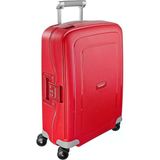 Samsonite Kırmızı Unisex Çekçekli Sert Valiz S'cure Outlet Teşhir Vitrin