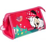 Samsonite Minnie Mouse Çok Amaçlı Çocuk Çantası - Disney Lisanslı Kalem Kutusu ve Makyaj Çantası - Kırmızı